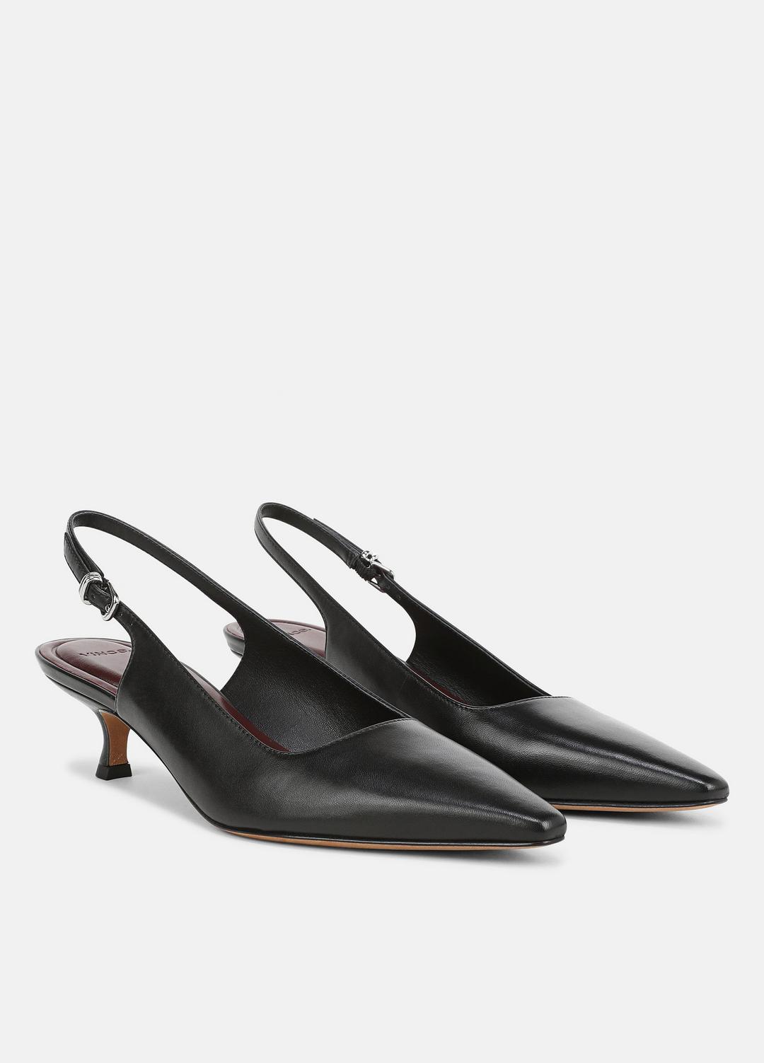 VINCE Recommended - Sabra Leather Slingback Heel in Heels