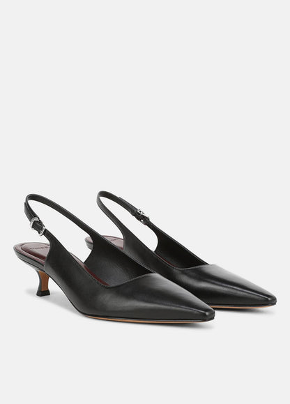 VINCE Recommended - Sabra Leather Slingback Heel in Heels