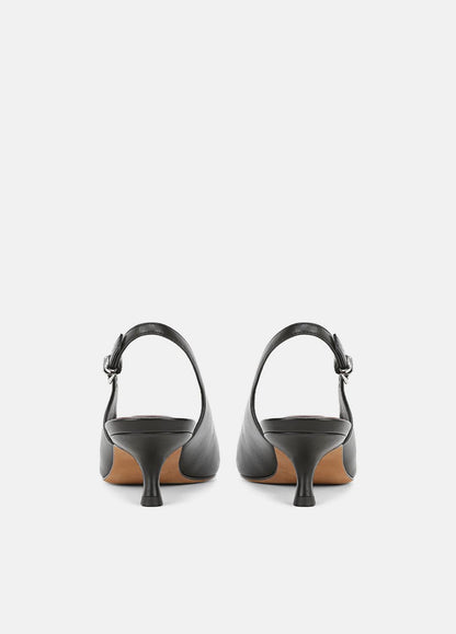 VINCE Recommended - Sabra Leather Slingback Heel in Heels