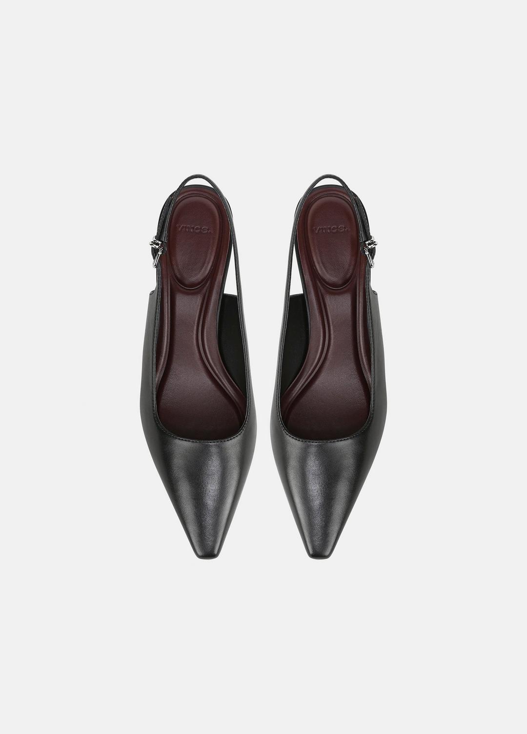 VINCE Recommended - Sabra Leather Slingback Heel in Heels