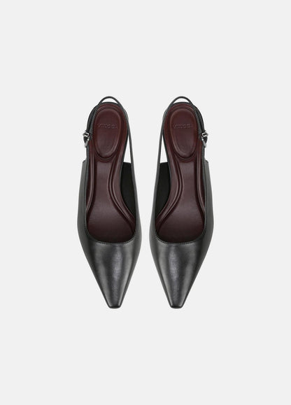 VINCE Recommended - Sabra Leather Slingback Heel in Heels