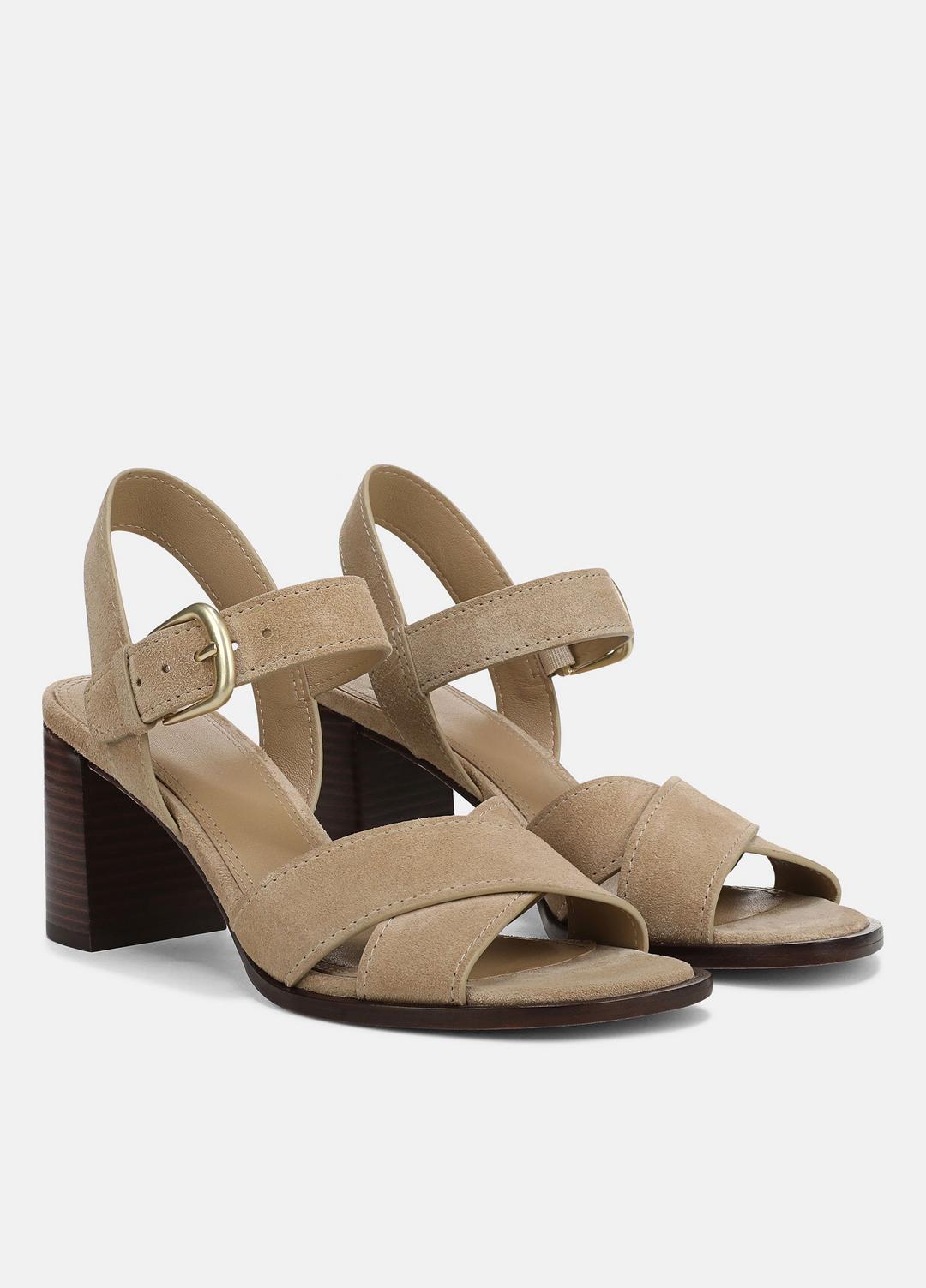 VINCE Premium - Salma Suede Heeled Sandal in Heels