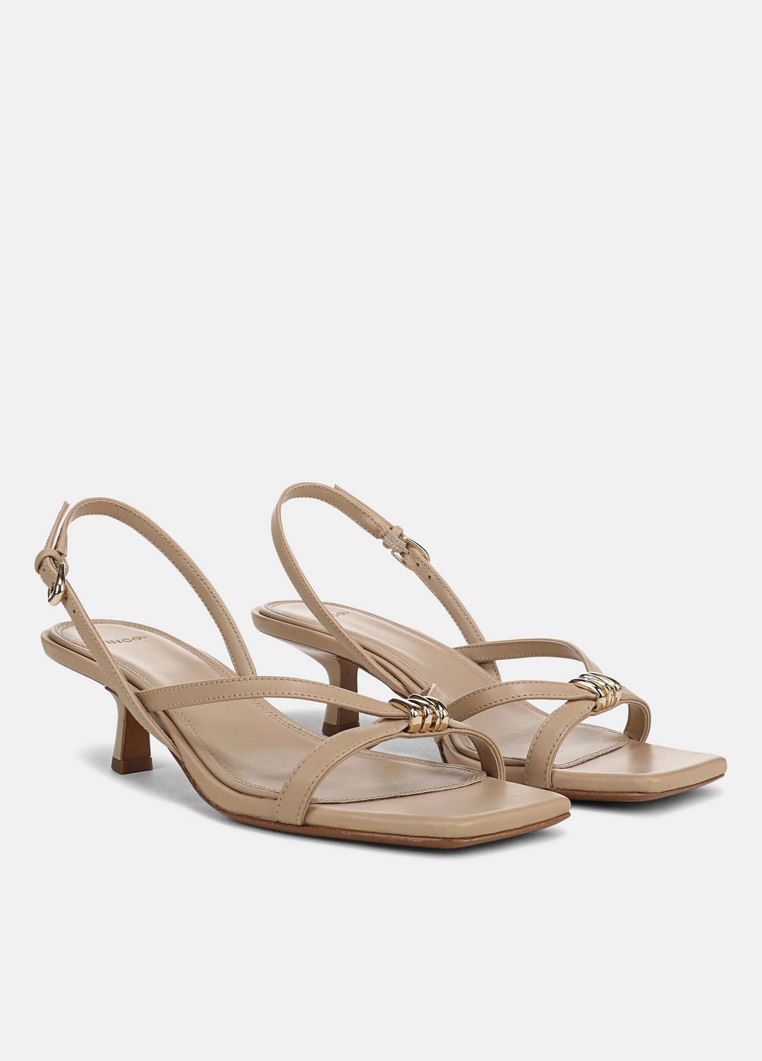 VINCE Value - Tali Leather Slingback Sandal in Heels