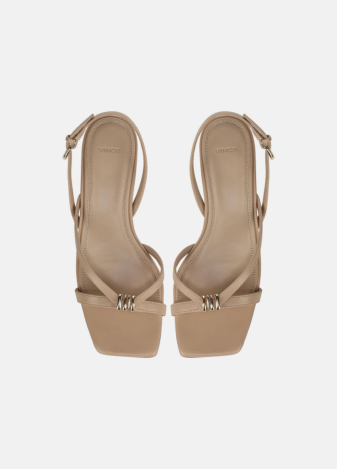 VINCE Value - Tali Leather Slingback Sandal in Heels