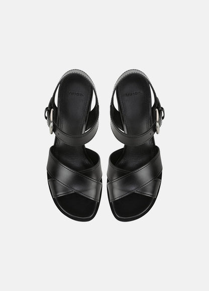 VINCE Quality - Salma Leather Heeled Sandal in Heels