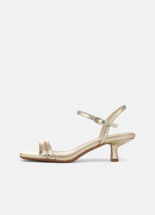 VINCE Deals - Tilda Metallic Leather Heeled Sandal in Heels