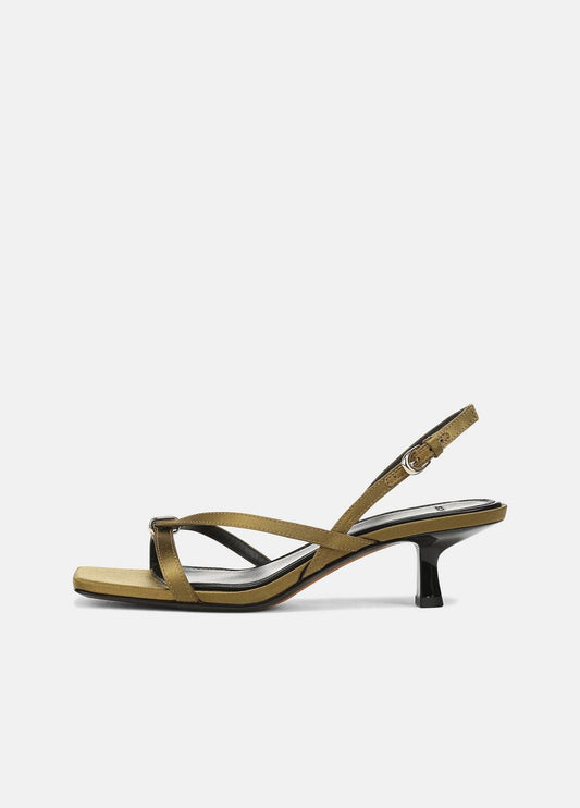 VINCE Special Offer - Tali Satin Slingback Sandal in Heels
