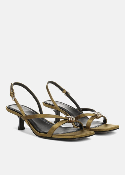 VINCE Special Offer - Tali Satin Slingback Sandal in Heels