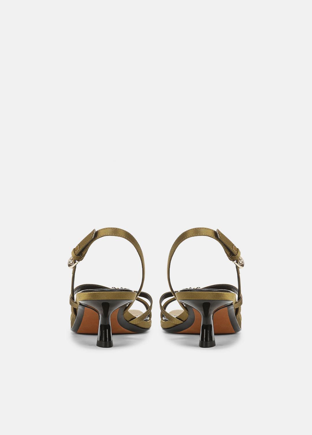 VINCE Special Offer - Tali Satin Slingback Sandal in Heels