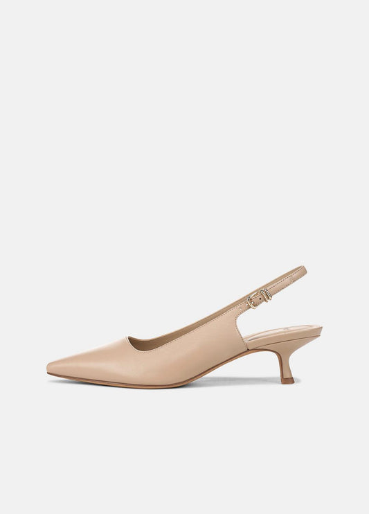 VINCE Discount - Sabra Leather Slingback Heel in Heels