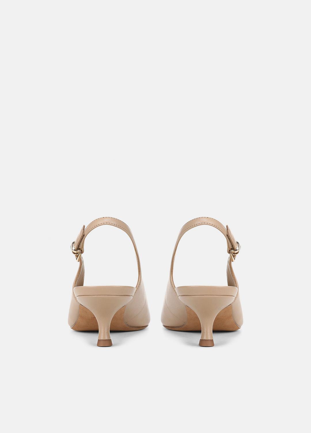 VINCE Discount - Sabra Leather Slingback Heel in Heels