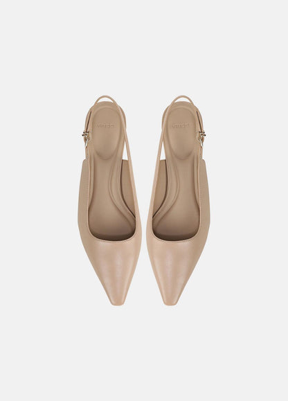 VINCE Discount - Sabra Leather Slingback Heel in Heels