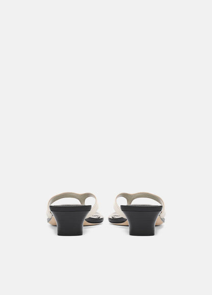 VINCE Quality - San Juan Leather Heeled Thong Sandal in Heels