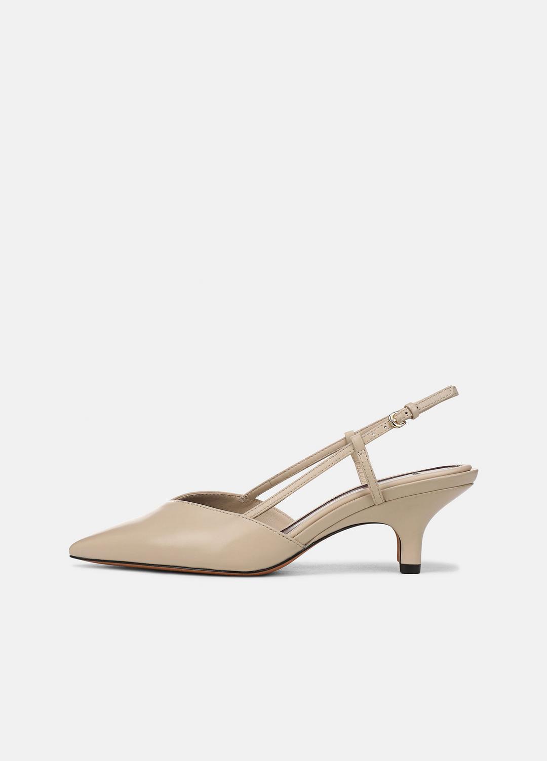 VINCE Hot Sale - Levvy Leather Slingback Heel in Heels