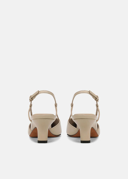 VINCE Hot Sale - Levvy Leather Slingback Heel in Heels