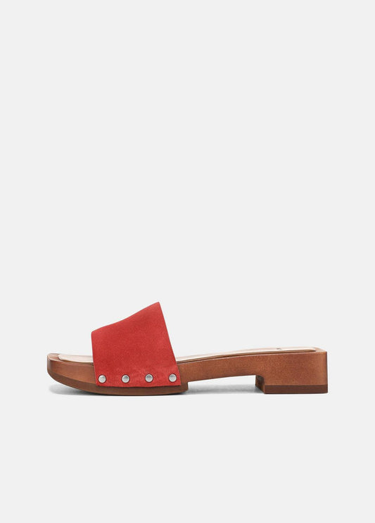 VINCE Quality - Barbara Leather Slide Sandal in Sandals