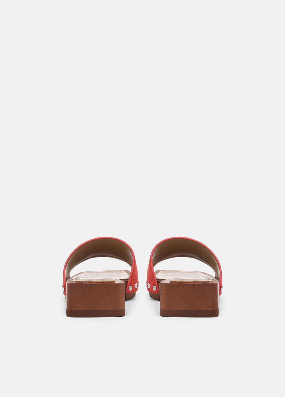 VINCE Quality - Barbara Leather Slide Sandal in Sandals