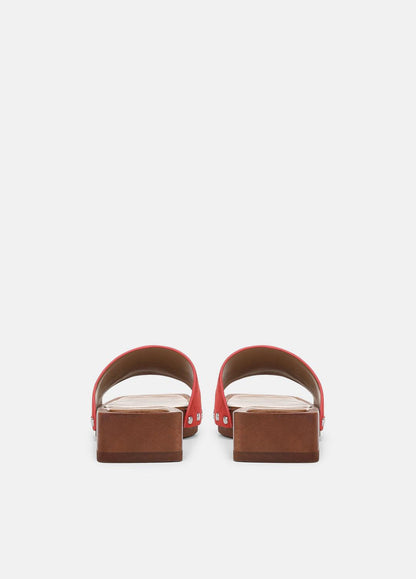 VINCE Quality - Barbara Leather Slide Sandal in Sandals