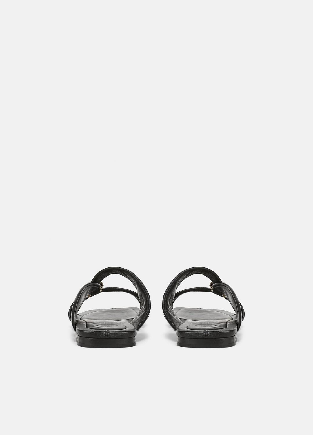 VINCE Discount - Vilma Leather Slide Sandal in Sandals