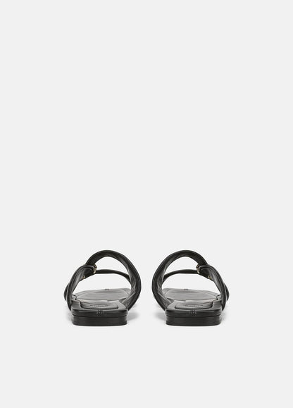 VINCE Discount - Vilma Leather Slide Sandal in Sandals