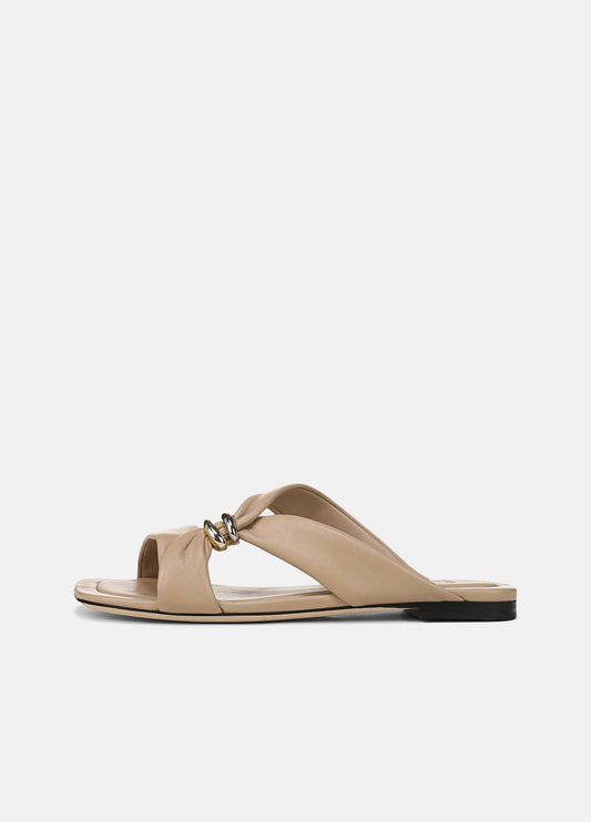 VINCE Premium - Vilma Leather Slide Sandal in Sandals