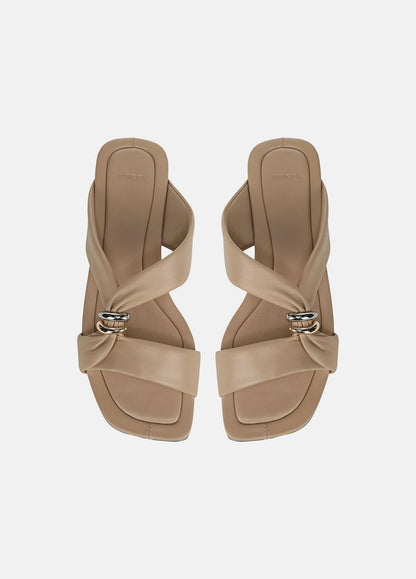 VINCE Premium - Vilma Leather Slide Sandal in Sandals