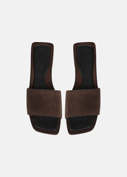 VINCE Top Pick - Barbara Leather Slide Sandal in Sandals