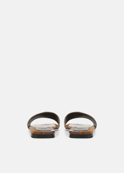 VINCE Hot Sale - Valeria Leather & Suede Slide Sandal in Sandals
