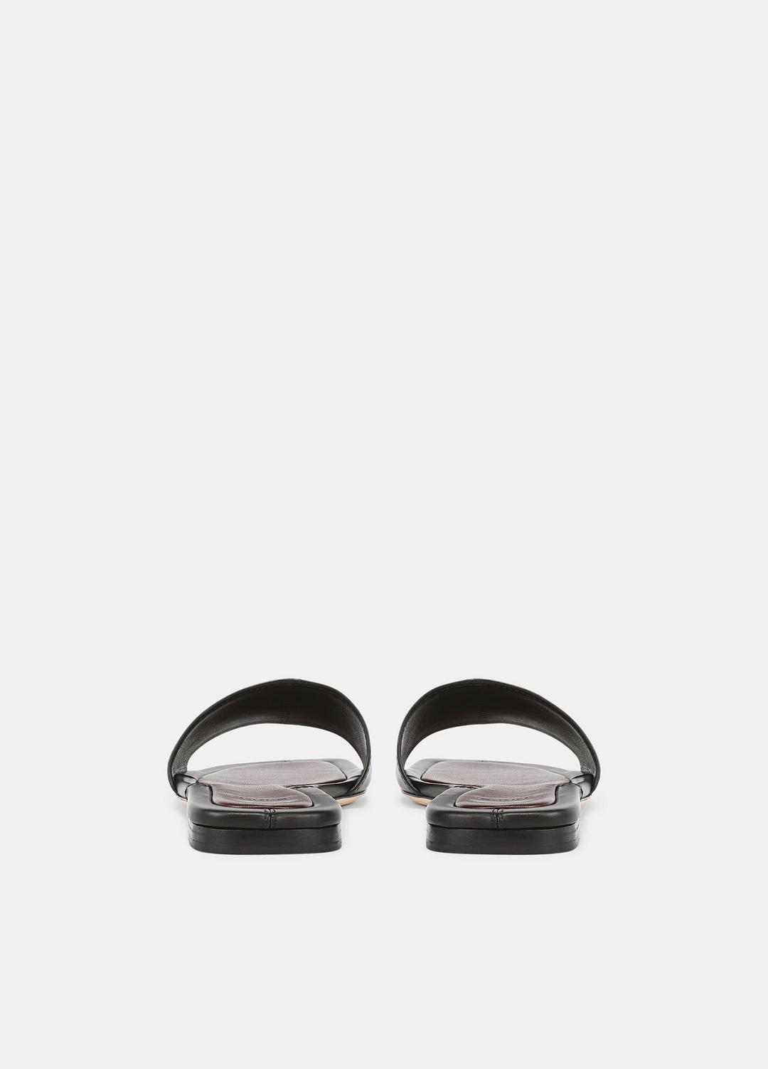 VINCE Recommended - Valeria Leather Slide Sandal in Sandals