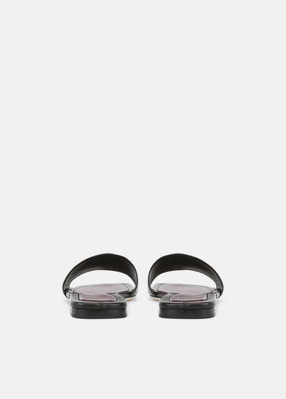 VINCE Recommended - Valeria Leather Slide Sandal in Sandals