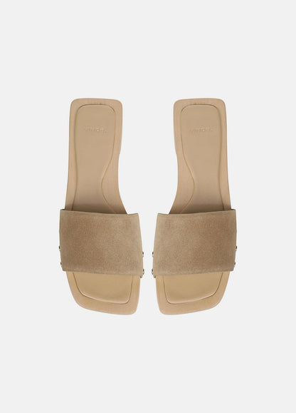 VINCE Everyday - Barbara Suede Slide Sandal in Sandals