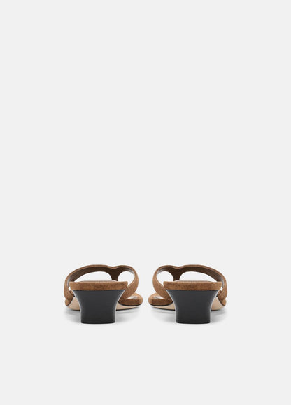 VINCE Best Price - San Juan Suede Heeled Thong Sandal in Sandals