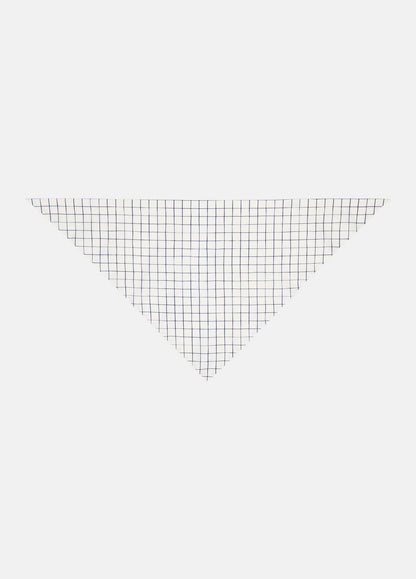 VINCE Best Price - Trellis Plaid Cotton-Blend Headkerchief in Scarves & Hats