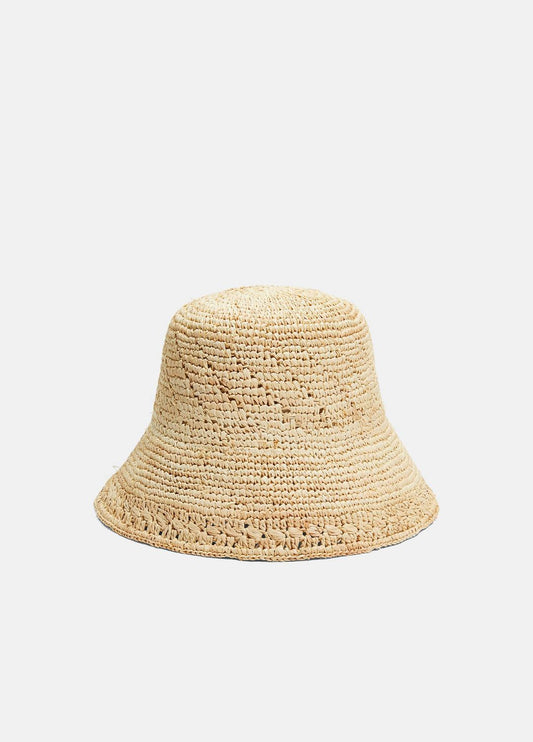 VINCE Best Seller - Straw Bucket Hat in Scarves & Hats