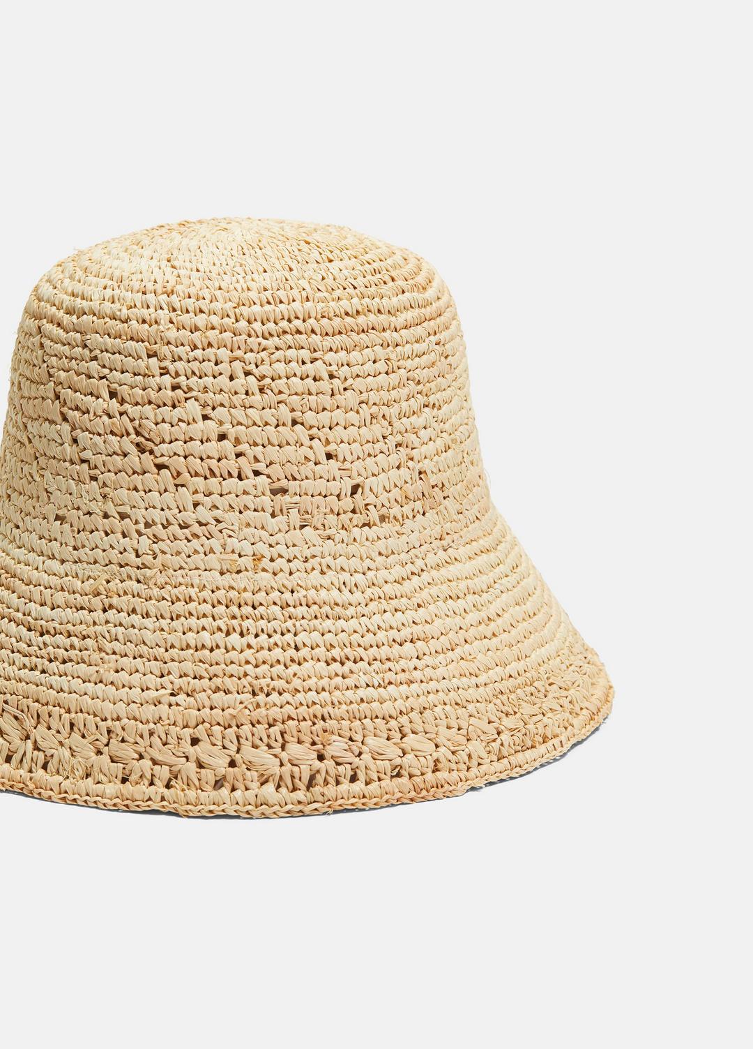 VINCE Best Seller - Straw Bucket Hat in Scarves & Hats
