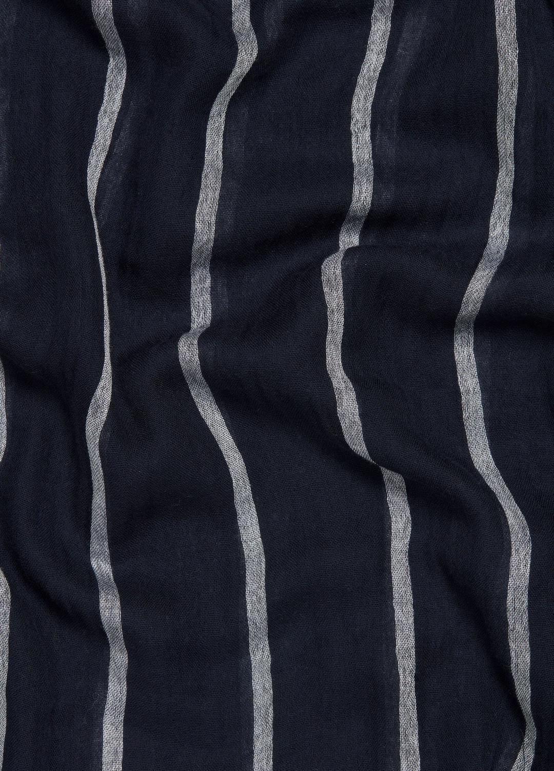 VINCE Deals - Cotton Gauze Awning Stripe Scarf in Scarves & Hats