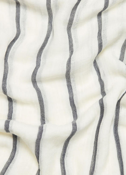 VINCE Smart Buy - Cotton Gauze Awning Stripe Scarf in Scarves & Hats