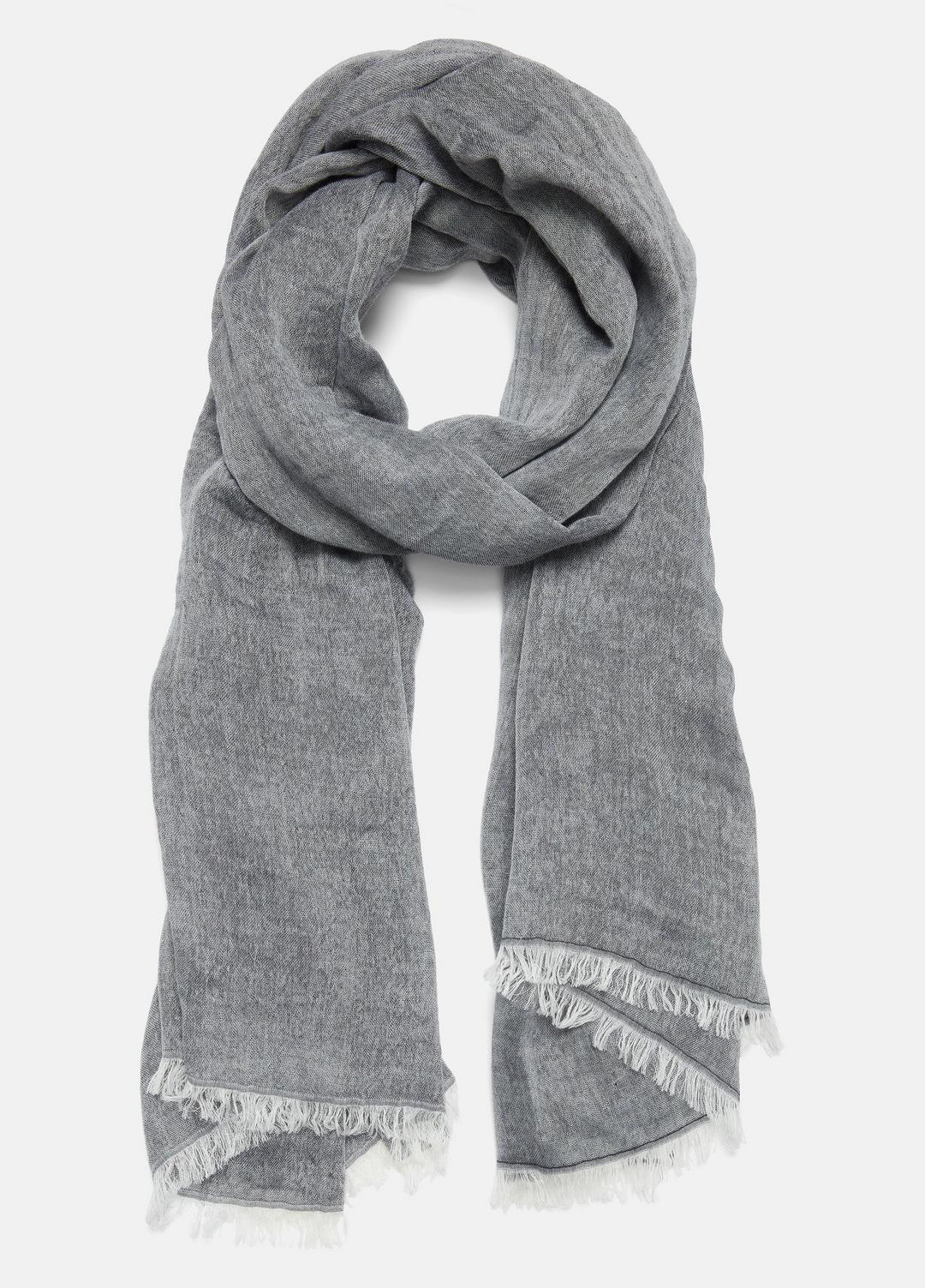 VINCE Trending - Cotton Gauze Bi-Color Scarf in Scarves & Hats