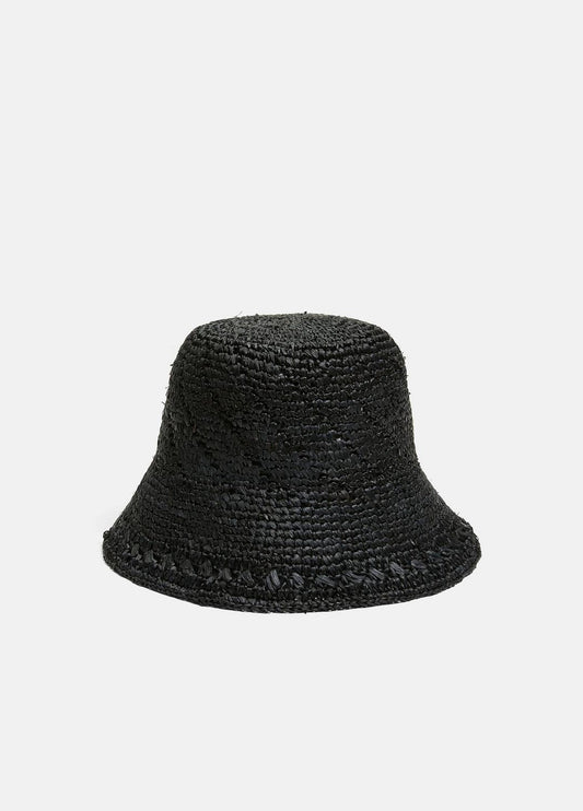 VINCE Great Value - Straw Bucket Hat in Scarves & Hats