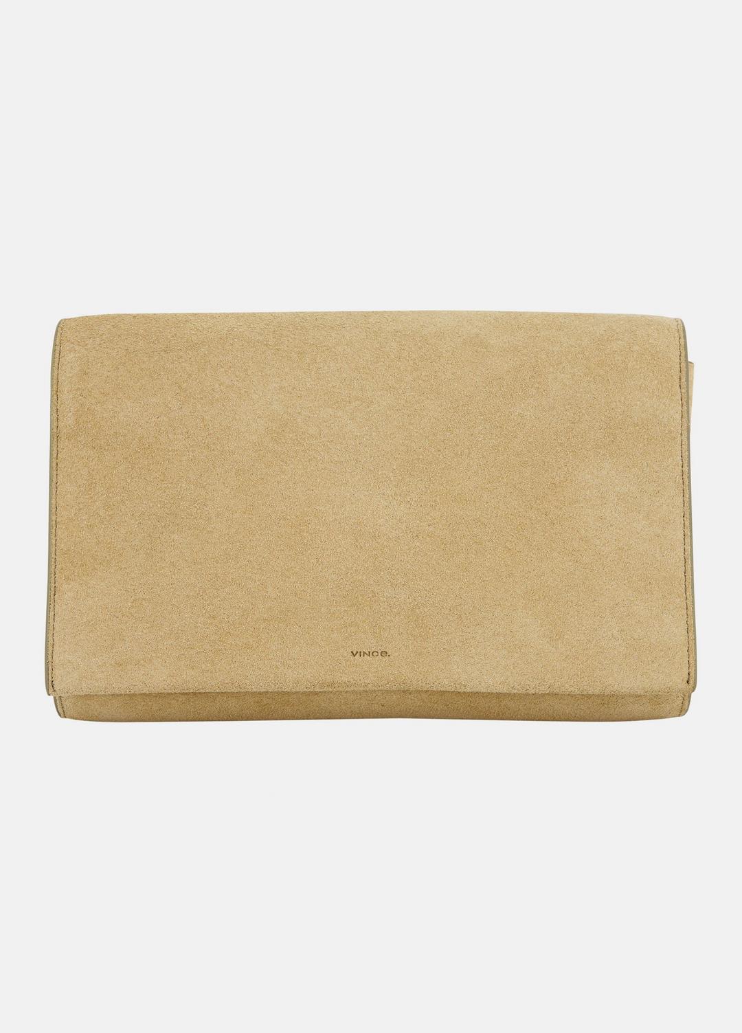 VINCE Value - Suede Crossbody Wallet in Leather & Suede