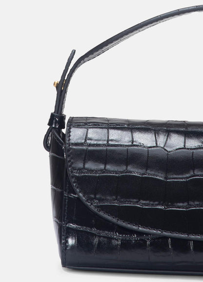 VINCE Trending - Sabrina Croc-Embossed Leather Mini Top-Handle Bag in Handbags