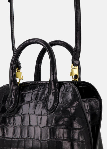 VINCE Recommended - Delphine Croc-Embossed Leather Mini Bag in Matching Sets