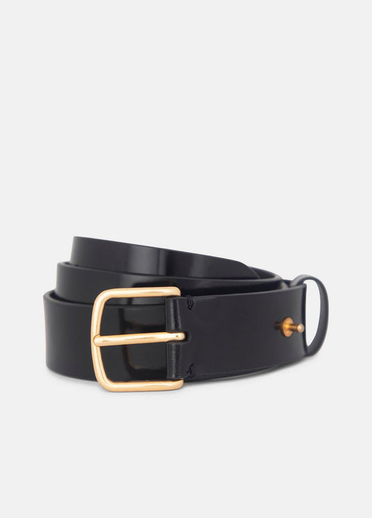 VINCE Essential - Women's 32mm Smooth Leather Belt in Belts