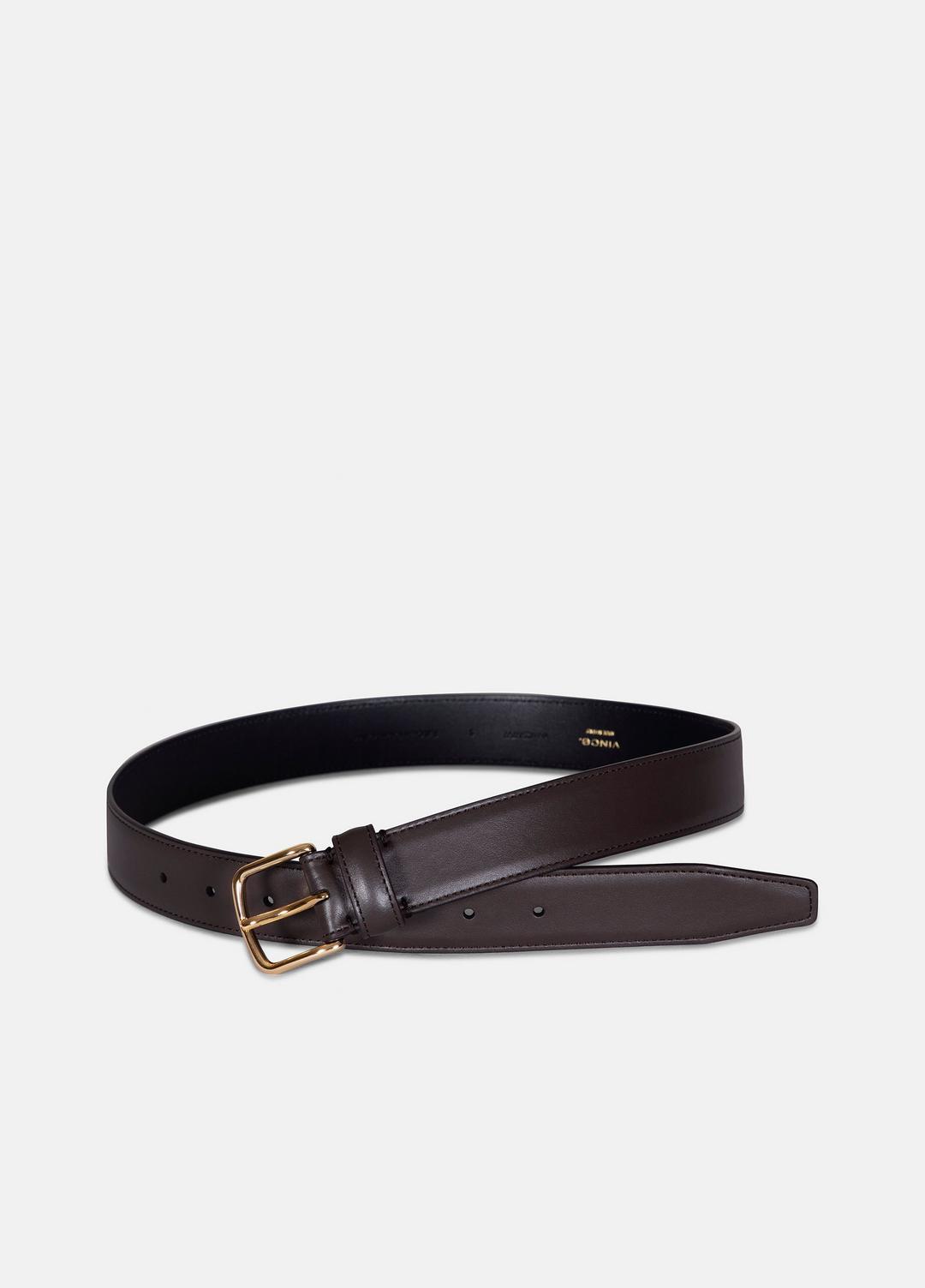 VINCE Value - Women’s 32mm Stitched Leather Belt in Belts
