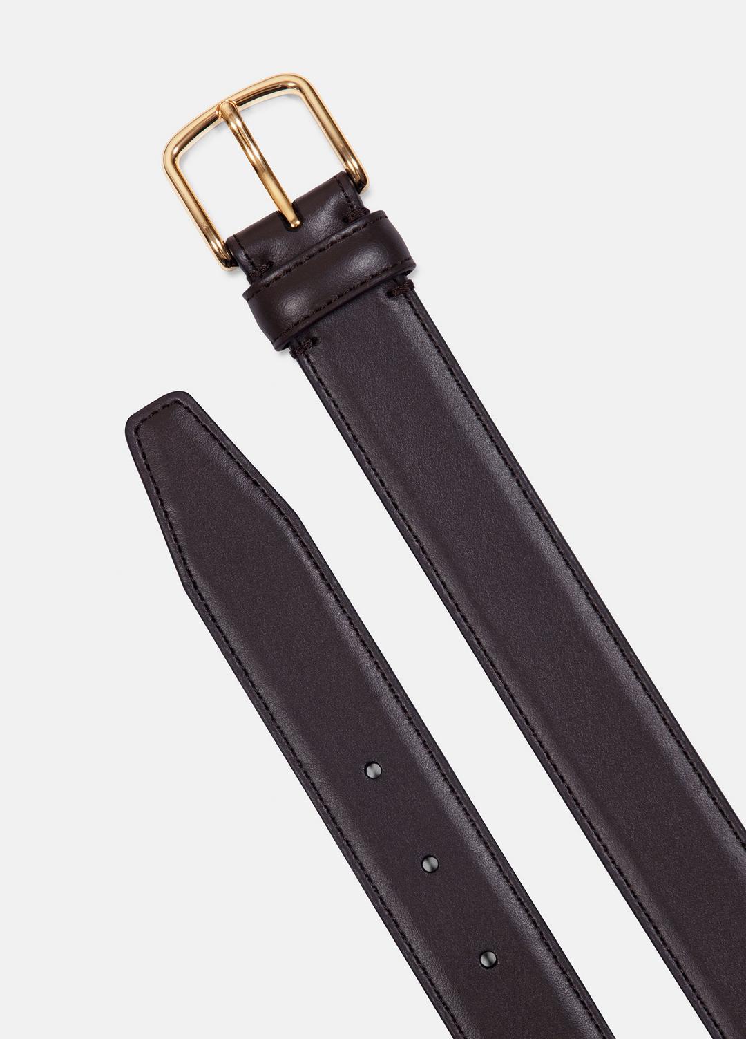 VINCE Value - Women’s 32mm Stitched Leather Belt in Belts