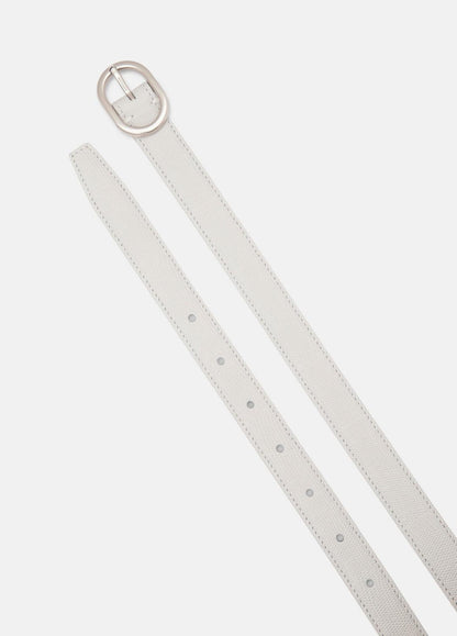 VINCE Latest - Women’s 20mm Stitched Lizard-Embossed Leather Belt in Belts
