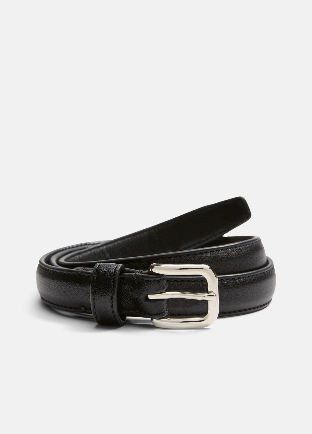 VINCE Essential - Women's Skinny Leather Belt in Accessories