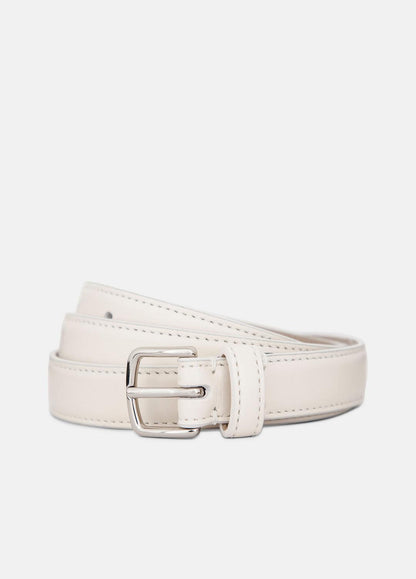VINCE Featured - Women’s 20mm Stitched Leather Belt in Belts