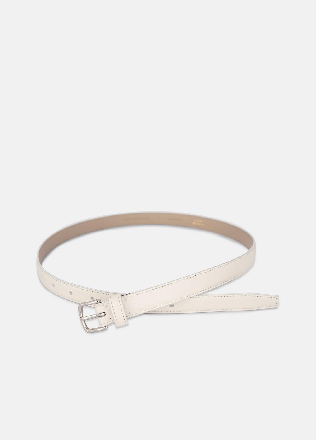 VINCE Featured - Women’s 20mm Stitched Leather Belt in Belts