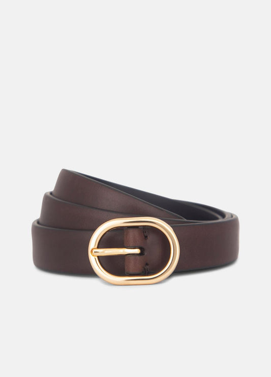 VINCE Premium - Women's 20mm Spazzolato Leather Belt in Belts